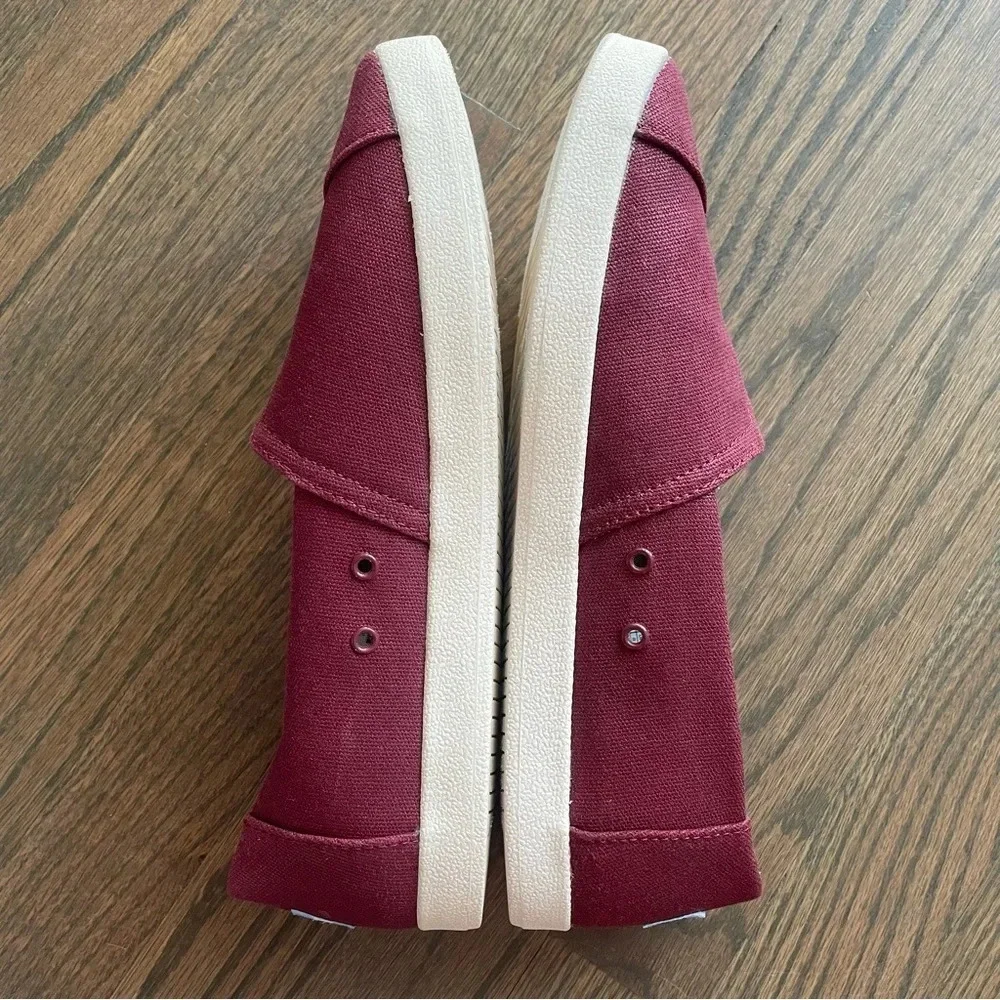 TOMS Black Cherry Coated Canvas Avalon 10010811 - Picture 6 of 10